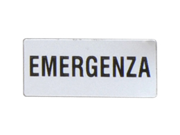 Label with text for LPXAU100 legend holder, AVANTI