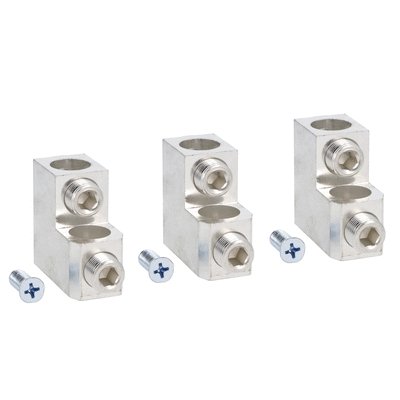 Terminal clamp set for rigid and flexible cables for P5ME3PH0600UL, 3-piece set