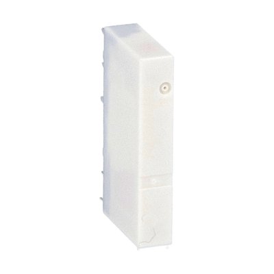 Slim electromechanical relay, 24VDC, 6A, 1 C/O contact. 24VAC/DC control when on HR1XS024 or HR1XS024S socket