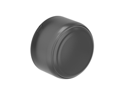 Black rubber boot for extended and illuminated extended pushbuttons