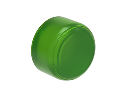Green rubber boot for extended and illuminated extended pushbuttons