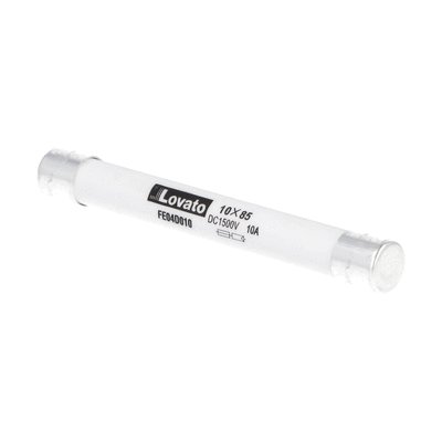 Fuse for photovoltaic applications, for 10X85mm fuses. 10kA breaking capacity at 1500VDC, 6A