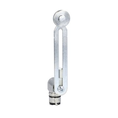 Operating heads, adjustable metal roller lever Ø19x5mm