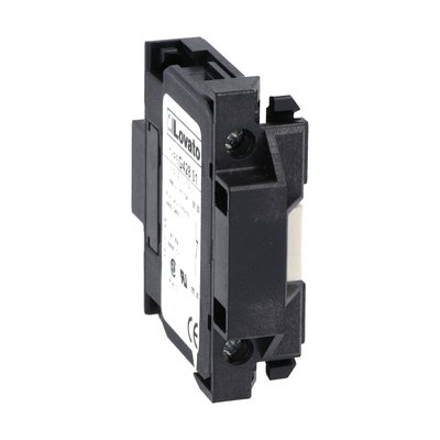 Auxiliary contact for side mounting. Screw terminals, for BF… series contactors, 1NC