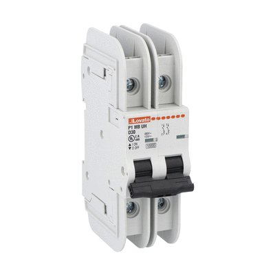 Miniature circuit breaker, 2P - 10kA. 2 modules, characteristic D, 30A