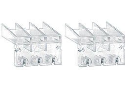 Set of 2 three-pole terminal covers, for GA030A…, GA063A…GA160A…, GA030C…, GA063C…GA0160C…