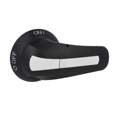 Door coupling handle, padlockable, 94mm/3.7" black lever. For GEF0050…GEF0160…