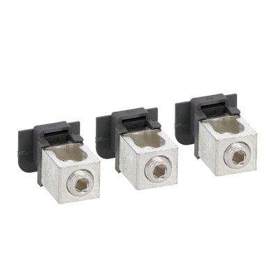 Terminal clamp set for rigid and flexible cables for P5ME3PH0100UL, 3-piece set