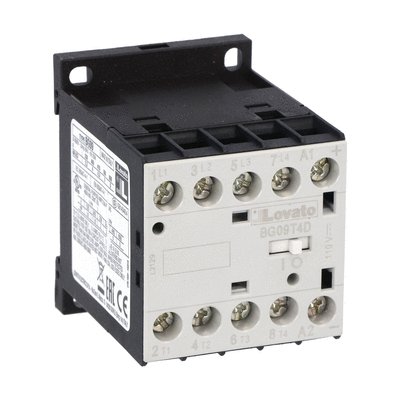 Four-pole contactor, DC coil, 24VDC