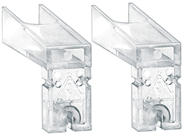 Set of 2 one-pole terminal covers for fourth pole, for GAX42040A, GAX42040C, GAX42040D, GAX41040A, GAX41040C, GAX41063SA, GAX42063SA