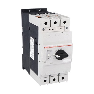 Motor protection circuit breaker, IEC breaking capacity Icu 50kA at 400V, 80...100A