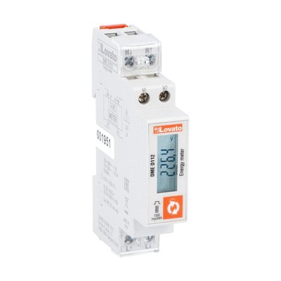 Energy meter, single-phase, non expandable, digital with LCD display, 40A direct connection, 1U, M-BUS interface, multi-measurements, 220...240VAC