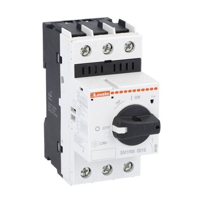 Motor protection circuit breaker, IEC breaking capacity Icu 100kA at 400V, 6.5A