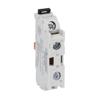 Double contact element Platinum series, 2NC. Screw terminals
