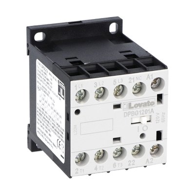 Three-pole contactor, FLA 14A, AC coil 60Hz, 230VAC, 1NC auxiliary contact with mirror contact function