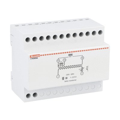 Modular safety transformer, 63VA, 230VAC, 12...24VAC
