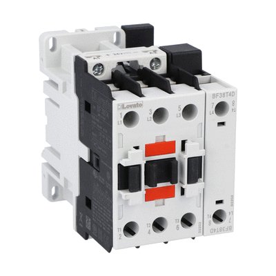 Four-pole contactor, IEC operating current Ith (AC1) = 56A, DC coil, 48VDC