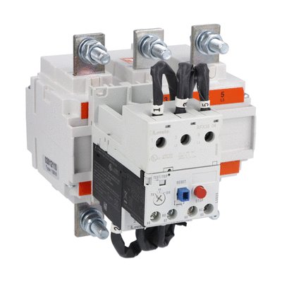 Motor protection relay, phase failure/single-phase sensitive. Three-pole (three-phase), manual or automatic resetting, 90...150A