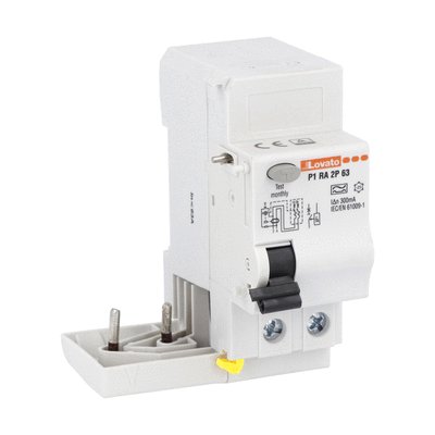 Residual block, 2P - type A, 63A (IΔn 300mA)