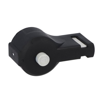 Direct operating handle, padlockable, 65mm/2.6" black lever. For GEF0250...