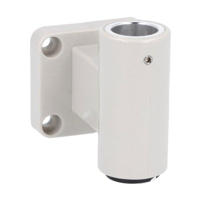 Fixing base for wall mounting, grey plastic. For Ø50mm signal towers