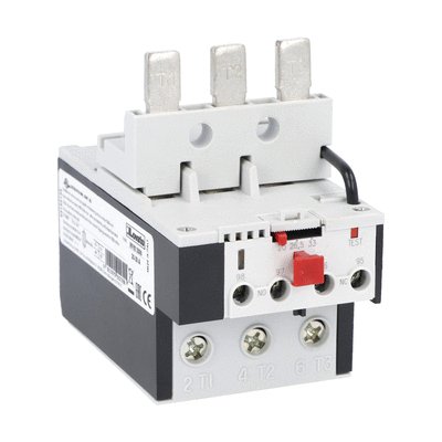 Motor protection relay, non phase failure/non single-phase sensitive. Three-pole (three-phase), manual resetting. Direct mounting on BF40 - BF94 contactors, 28...42A