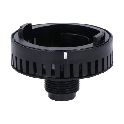Fixing base for sound modules. Ø62mm, for Ø22mm hole type, plastic, black colour