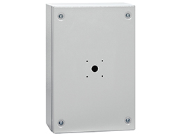 IEC/EN type IP65 metal empty enclosure, 200X300X120mm. Enclosure dimensions: 200x300x120mm/7.9x11.8x4.7'', PE