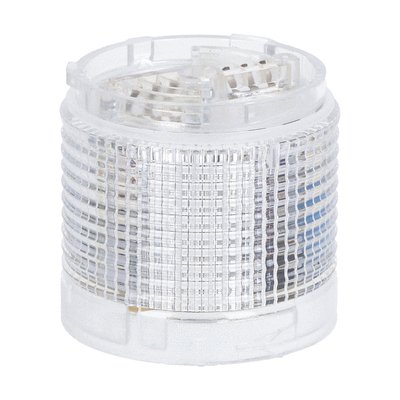 Blinking or steady light module Ø50mm. Integrated LED lamp, white