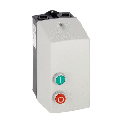 Direct-on-line-starter, 17...23A (11kW at 400V), IP65, contactor coil voltage 400VAC 50/60Hz, non-metallic enclosure, with thermal overload relay, with START and STOP/RESET buttons