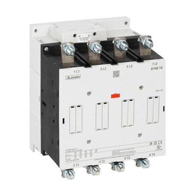 Four-pole contactor, IEC operating current Ith (AC1) = 600A, AC/DC coil, 60…130VAC/DC